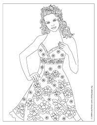 Exciting new dover coloring books for adults series presents highly detailed coloring pages for adults illustrations based on today's most popular and sophisticated themes for adult coloring pages, from mandalas and mosaics to flowers and animals. Free Printable Fashion Coloring Pages For Adults Coloring Home