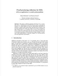 Reflection paper online writing service. New Paper Proof Producing Reflection For Hol Machine Intelligence Research Institute