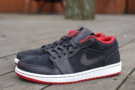 Air Jordan 1 Low Nouveau Black Gym Red Eu Kicks Sneaker Magazine Sneakers Air Jordans Red Sneakers