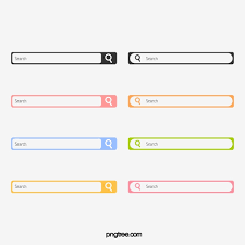 Simple Color Web Search Box Colourful Navigation Search Png And Vector With Transparent Background For Free Download Search Png Aesthetic Template Simple Background Images
