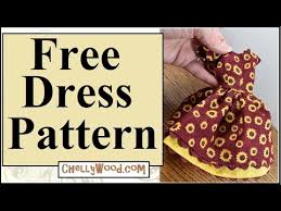 14 inch charlotte rose rag doll pattern and dress. Free Doll Clothes Patterns Sunflower Harvest Dress For Fashion Dolls Like Barbie Youtube