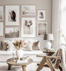 Belle Decoration Murale Affiches De Pleine Conscience Interieur Beige Blanc Cadres En Chene Inspira En 2020 Deco Appartement Decoration Interieure Idee De Decoration