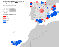 Spain political map with important cities, all the states of spain including its' islands. List Of Airports In Spain Wikipedia