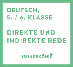 Umfangreiche Aufgabensammlung Zur Direkten Und Indirekten Rede Fur Deutsch In Der 5 Und 6 Klasse Am Gymnasium Un Indirekte Rede Realschule Deutsch Unterricht