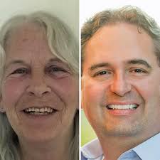 Donna Gillespie and Carl Sheline look to be Lewiston mayor