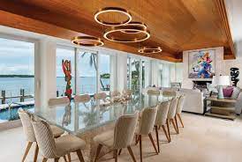 A Mid Century Blend Interior Design Glass Top Table Interior
