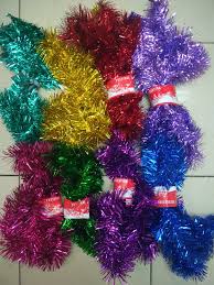 Kreasi pita kado pita jepang ribbon art flowers diy. Fkp Slinger Hiasan Dekorasi Pohon Natal Panjang 2 4 Meter Murah Rumbai Lazada Indonesia