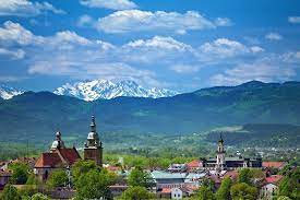 Volodymyr kubijovyč was born there. Nowy Sacz Poland Polen Orte