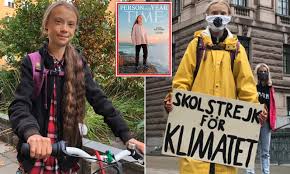 Swedish climate activist greta thunberg, then 16, listens to speakers during a climate change demonstration outside the u.s. Greta Thunberg Doesn T Care About Jet Setting Exploits Of Celebrities Who Preach About The Planet Daily Mail Online