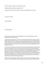For the sake of receiving the attention of those who despised her, sylvia atlante, in the midst of all the ridicule and disrespect, made herself known as the ugly lady. John Wyndham The Day Of The Triffids Pdf