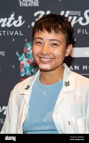 Alyssa Lerner attends The 17th Annual HollyShorts Opening Night Festival at  Japan House, Los Angeles, CA