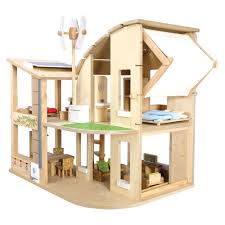 Green Dollhouse With Furniture Plans De Maison De Poupee Maison De Poupee En Bois Maison De Poupee