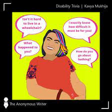 It's like the trivia that plays before the movie starts at the theater, but waaaaaaay longer. Disability Trivia What You The Anonymous Writer Facebook