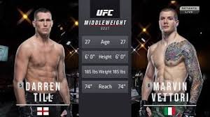 Ufc middleweight marvin vettori is set to have his biggest fight to date. Darren Till Vs Marvin Vettori Full Fight Youtube