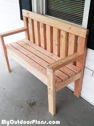 A diy outdoor bench which you can place in the backyard, the garden, on the patio or next to a fire pit. Diy Simple Garden Bench Myoutdoorplans Free Woodworking Plans And Projects Diy Shed Wood Wood Projects That Sell Woodworking Projects Diy Diy Woodworking
