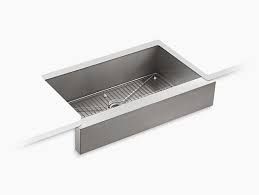 9 (229 mm) depth provides generous workspace. Vault Undermount Kitchen Sink K 3943 Kohler Kohler