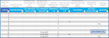 For other related scheduling templates, see the work schedule and shift schedule. Project Planner Advanced Excel Template V2 Support