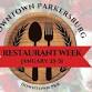 Downtown Parkersburg Restaurant Week event image