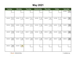 Here we have monthly, yearly, weekly calendar templates or birthday calendar, even two year calendar or two month calendar. May 2021 Calendar With Bigger Boxes Wikidates Org