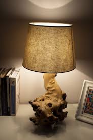 Sculptural Wood Carved Table Lamp Rustic Lamp Handcarved Etsy Wooden Lamp Rustic Table Lamps Carved Table