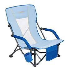 Wejoy Compact Low Sling Folding Beach Chair Lightweight Collapsible With Cup Holder Pocket Mesh Back And Armres Folding Beach Chair Cooler Chairs Beach Chairs