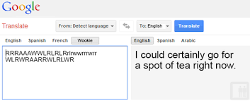 Google Translate Star Wars To English Star Wars Google Translate Nerd Life