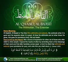 And The Answer Is Al Qaabid And Al Baasit Understand Al Qur An Academy