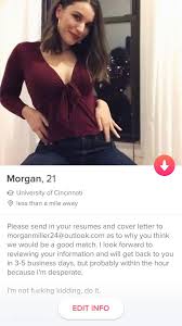 We're all tired of seeing the boring, 21. 56 Funny Tinder Profiles That Will Make You Look Twice New Pics Bored Panda