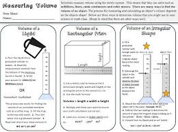Kates Classroom Cafe Volume Practice Freebie Ciencia Divertida Ciencias Fisicas Quimica