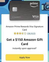 Amazon credit card sign up bonus. Chase Amazon Prime Rewards Card 150 Signup Bonus Danny The Deal Guru