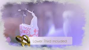 A nice mix of slow motion scenes with golden figurine of bride and groom as a main. Wedding Rings Download Videohive 8521863