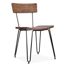 Hairpin Metal Dining Chair Solid Elm Wood Black Metal Dining Chairs Dining Chairs Square Dining Table Set
