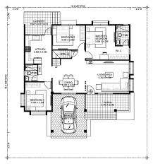 House Plans 17x18m With 4 Bedroom Style Modern Terrace Slaphouse Description Ground Level 3 Bedrooms Modern Bungalow House Bungalow House Design House Plans