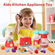 Shop for kids kitchen appliances at best buy. Buy Cute Stone Kitchen Appliances Toy Kitchen Pretend Play Set With Coffee Maker Machine Toaster Blender With Realistic Light Play Cutting Foods And Play Kitchen Accessories Learning Gift For Girls Boys Online In Indonesia B08cr7kjqz