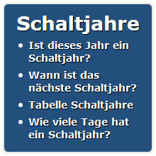 Ein jahr ist ein schaltjahr, wenn es restlos durch 4 teilbar ist. Schaltjahre Ubersicht Wann Ist Ein Schaltjahr Und Warum