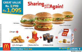 Deals In Pakistan Mcdonald S Share Box