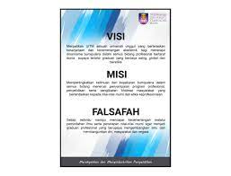 Menyelenggarakan pendidikan, penelitian, dan pengabdian kepada masyarakat serta kerjasama dengan berbagai instansi dalam dan luar negeri. Visi Misi Dan Falsafah Uitm