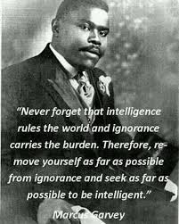 Marcus Garvey providing wisdom