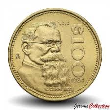 Constitución de los estados unidos mexicanos: 100 Pesos Mexico Numista