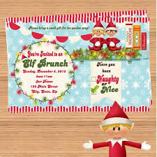 Elf On The Shelf Party Invitations And Favors Party Invitations Party Banners Elf On The Shelf