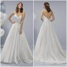 W1 White One Ocarina 1269 Wedding Dresses New Wedding Dresses Sleeveless Wedding Dress