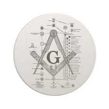 Chart Of Masonic Degrees Coaster