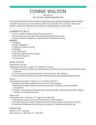 'experienced administrative assistant with 5+ years of experience working in a multinational firm. Administrative Resume Examples Writing Guide Mpr
