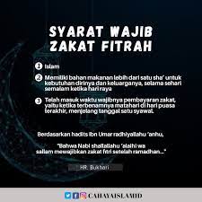 Setiap orang wajib mengeluarkan zakat fitrah untuk dirinya dan semua orang wajib dinafkahinya olehya, termasuk orang yang masih kecil. Cahayaislam Id Syarat Wajib Zakat Fitrah Ada Tiga 1 Facebook