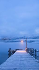 Cloudy Sunset Pier Street Light Sea 720x1280 Wallpaper Landscape Wallpaper Sky Aesthetic Beautiful Photos Of Nature