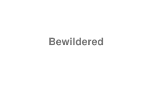 Pronunciation of bewildered with 3 audio pronunciations. How To Pronounce Bewildered Youtube