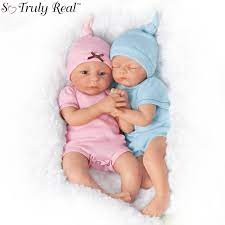 Madison And Mason Twin Baby Doll Set