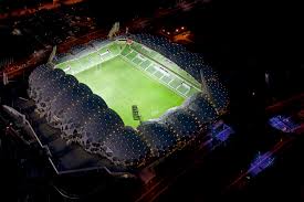 Construction of the venue, with name changed to aami park for commercial reasons, started in the olympic park, close to mentioned above mcg and melbourne's famous tennis courts. Electrolight Aami Park Stadium