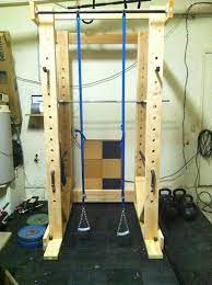 This Is My Diy Power Rack Home Made Gym Homemade Gym Equipment Crossfit Home Gym