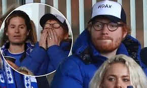 Ed sheeran has been named in the squad list for ipswich town for their upcoming season. Ed Sheeran Left Frustrated As Ipswich Town Lose 4 1 Daily Mail Online